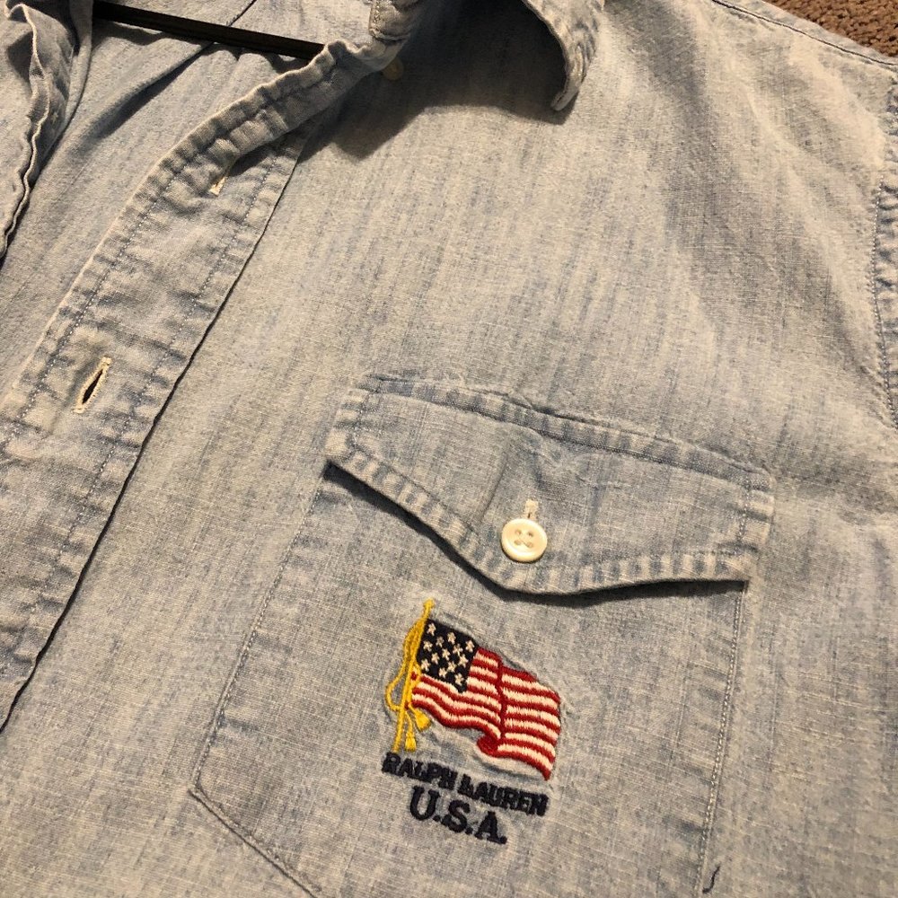 RL USA Short Sleeve Button Down